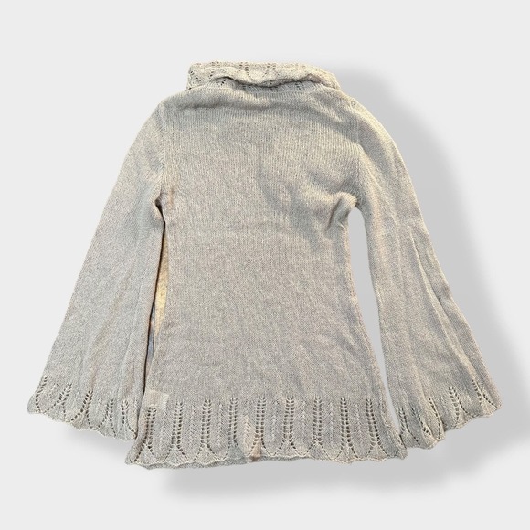 Max & Co Crochet floral appliqué Wool and Mohair Sweater Size‎ 40 - Picture 7 of 9